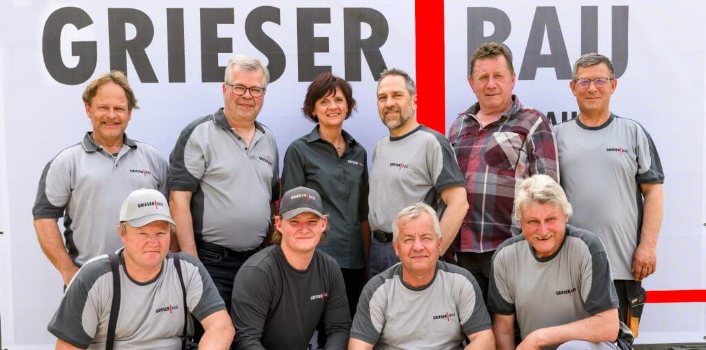 Das Team von Grieser Bau