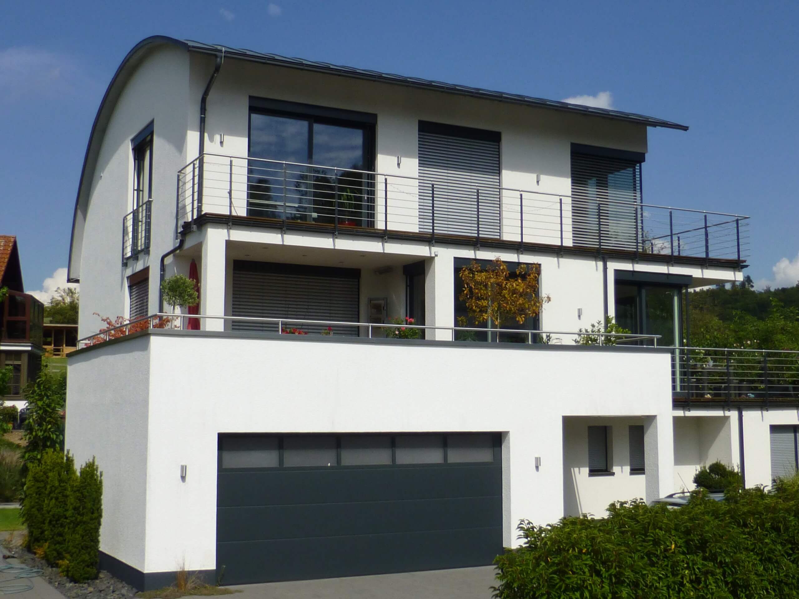 Haus mit Runddach